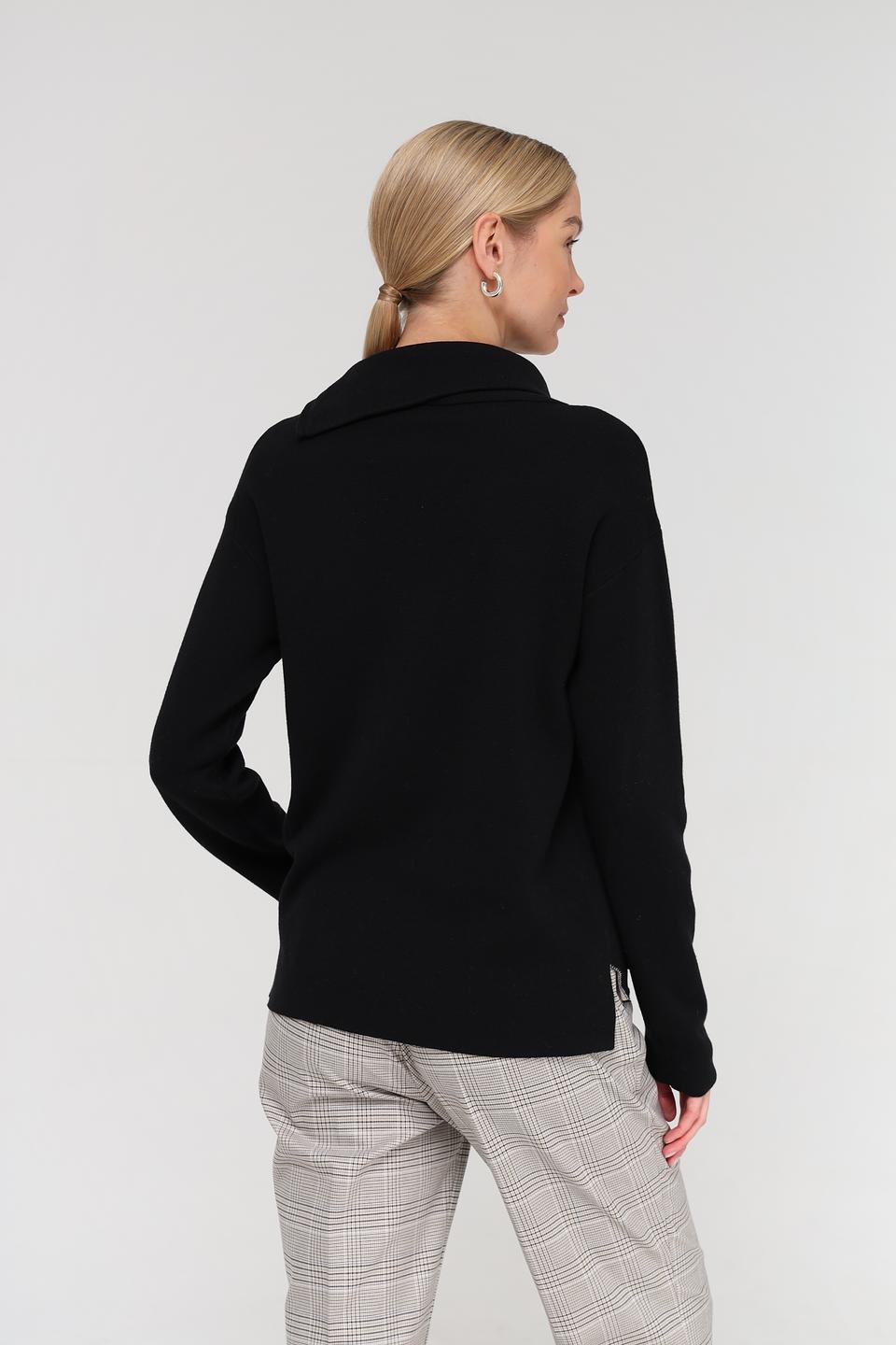 Пуловер Lebek с принтом