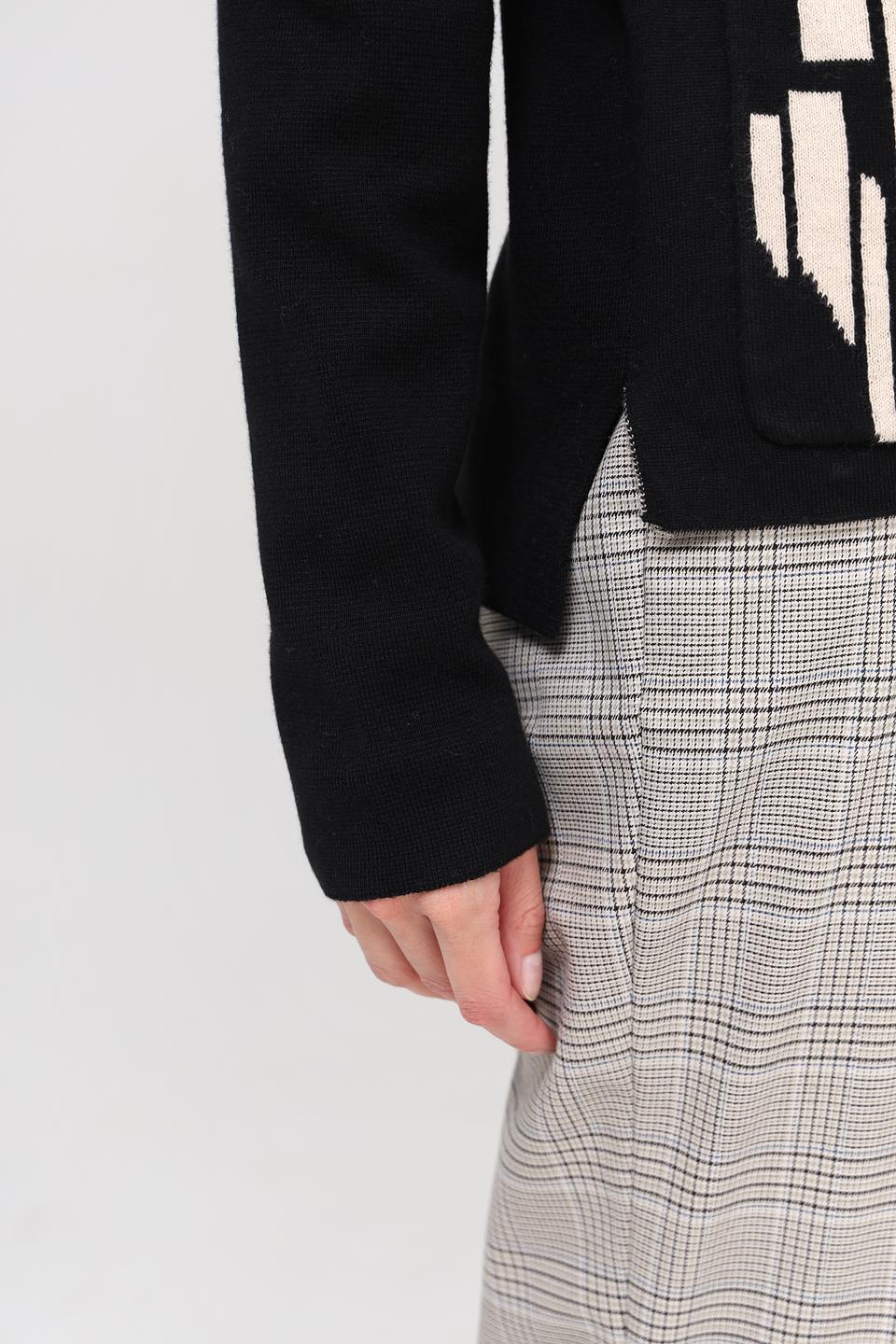 Пуловер Lebek с принтом