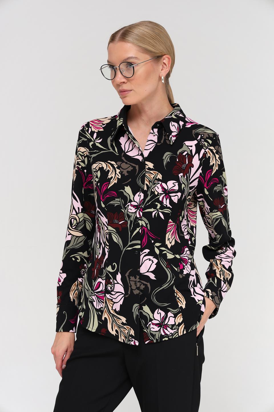Блуза Marc Cain с цветочным принтом