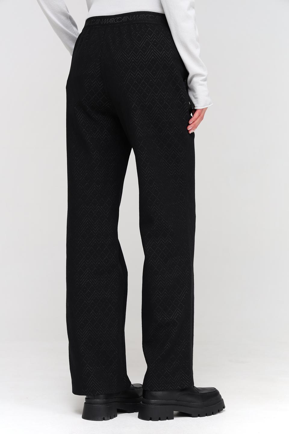 Брюки Marc Cain с узором чёрный
