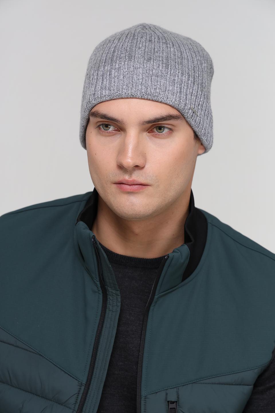 Шапка Marhatter мужская серая