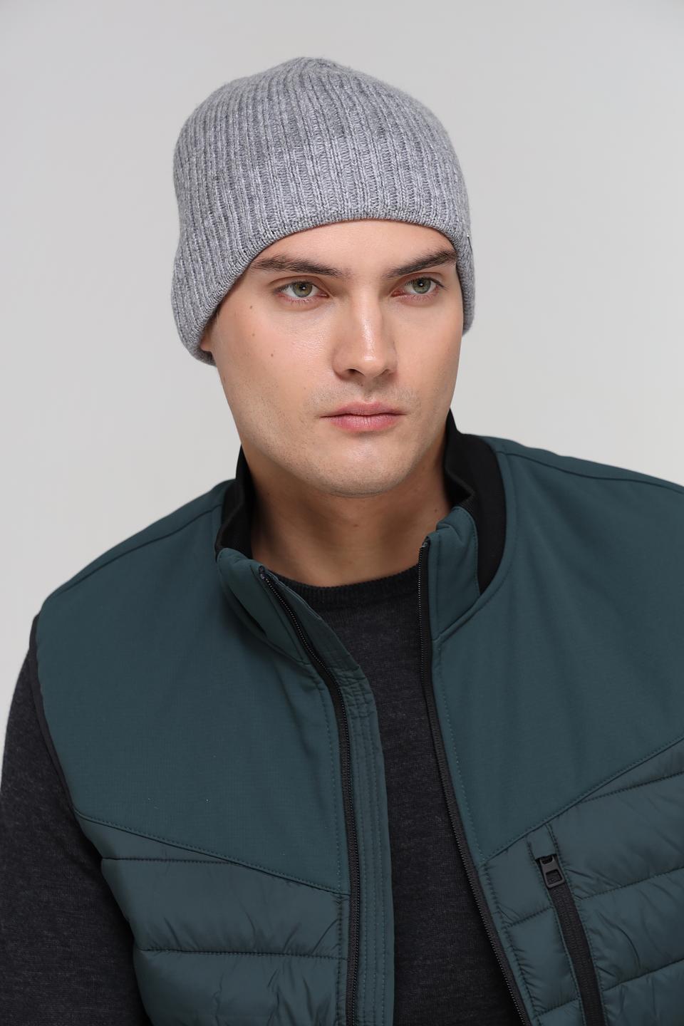 Шапка Marhatter мужская серая