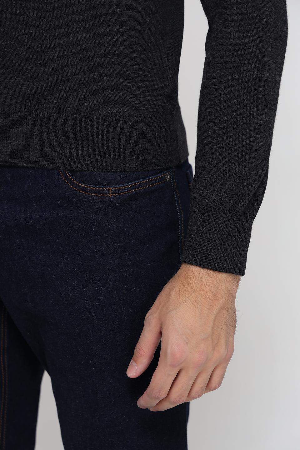 Джемпер Monte Carlo серый меланж