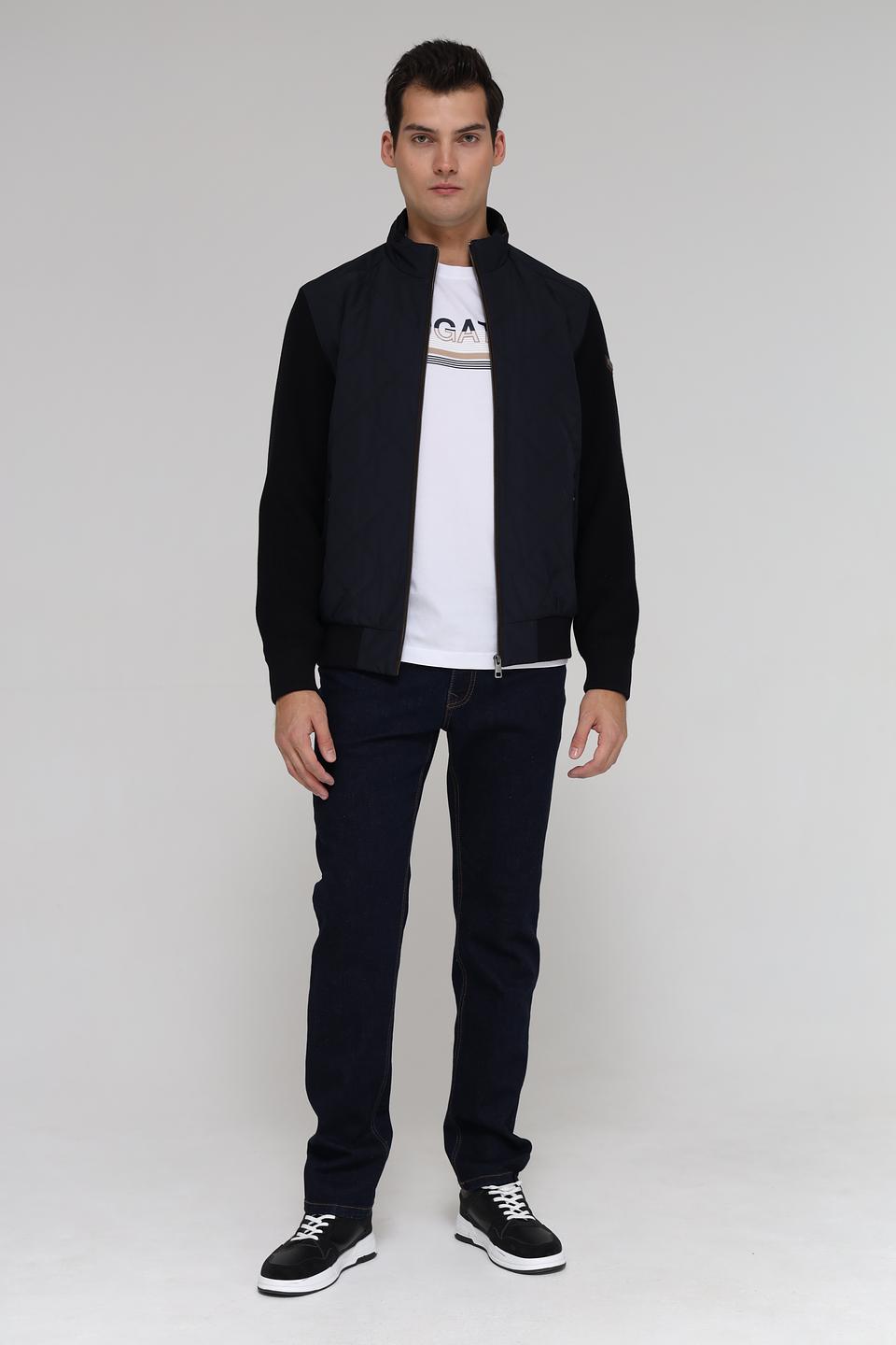 Ветровка Bugatti комбинированная чёрная