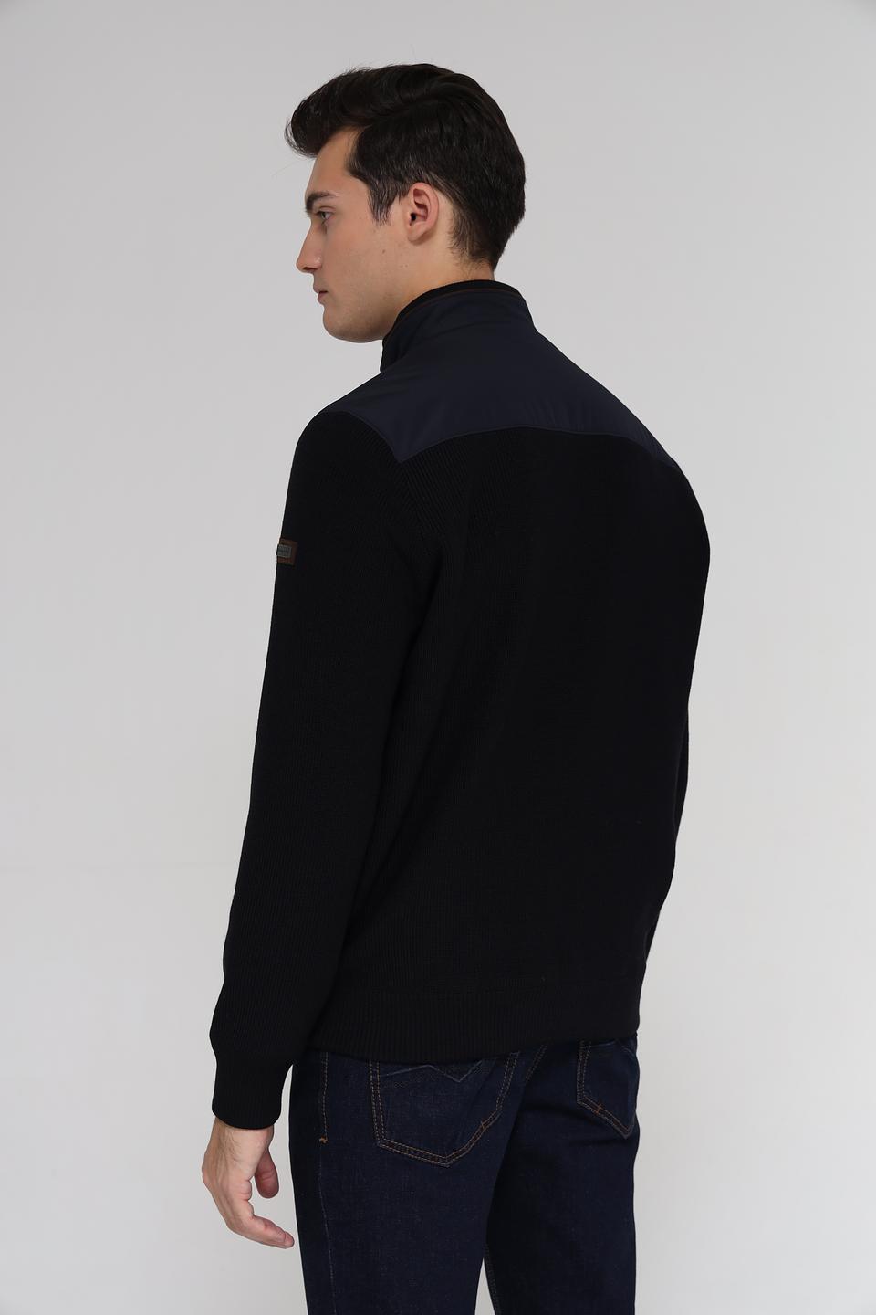 Ветровка Bugatti комбинированная чёрная