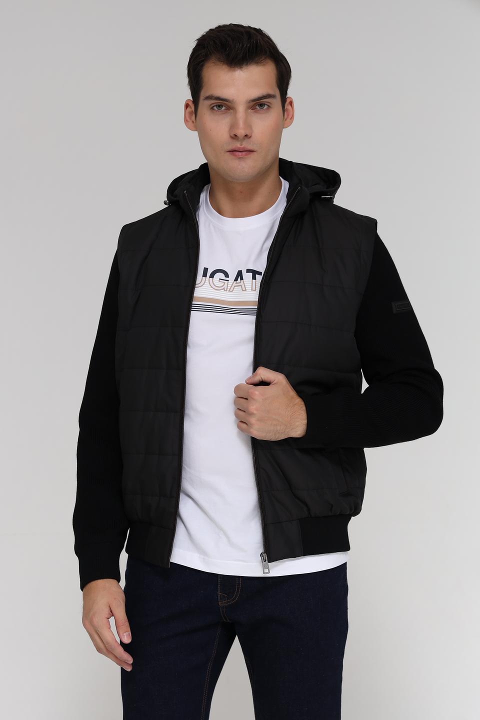 Ветровка Bugatti стеганая черная