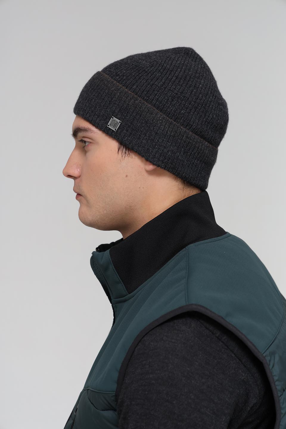 Шапка Marhatter мужская серая