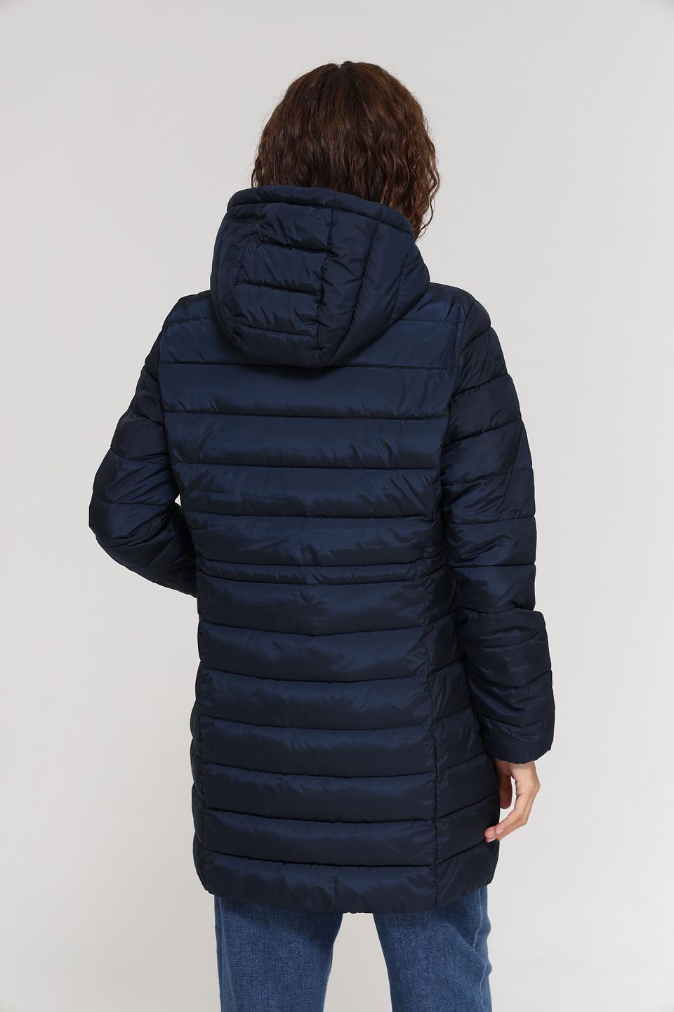 Пальто стеганое Tom Tailor denim синее