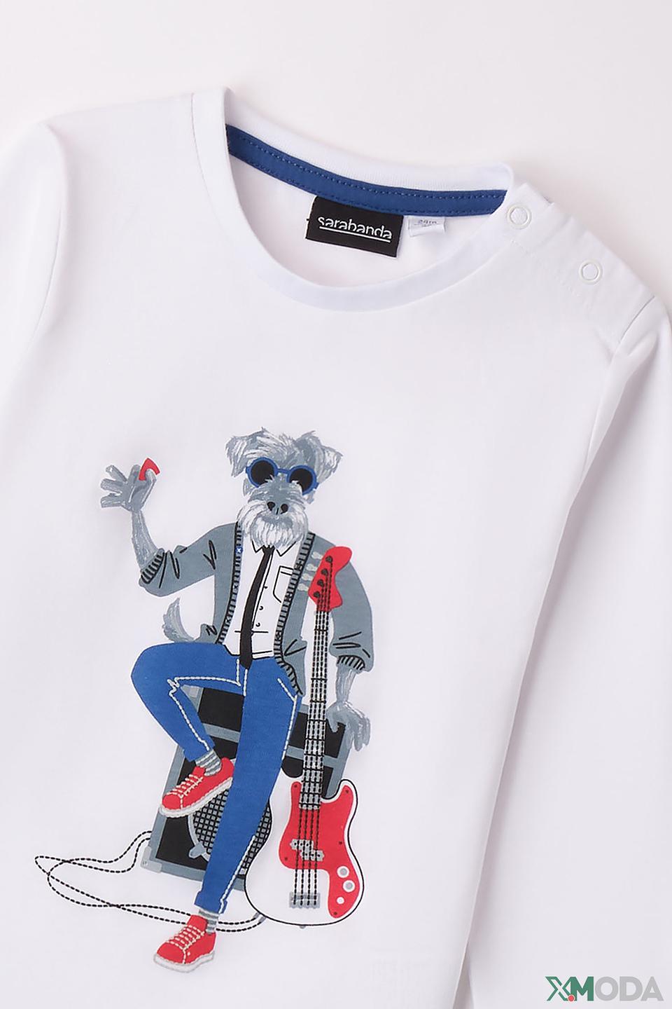 Джемпер Sarabanda с принтом "Рокер"