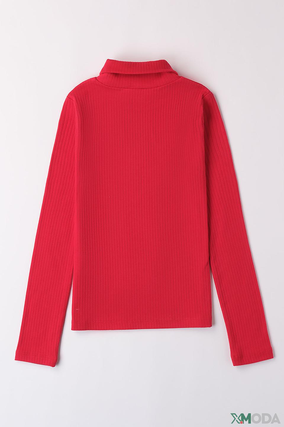 Джемпер Ido дев. с горлом красный