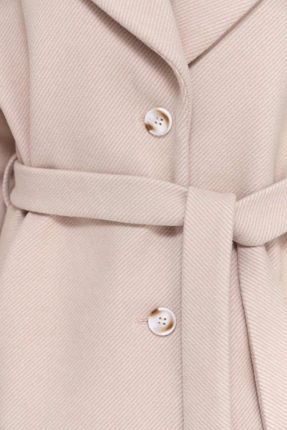 Пальто Beatris бежевое с поясом