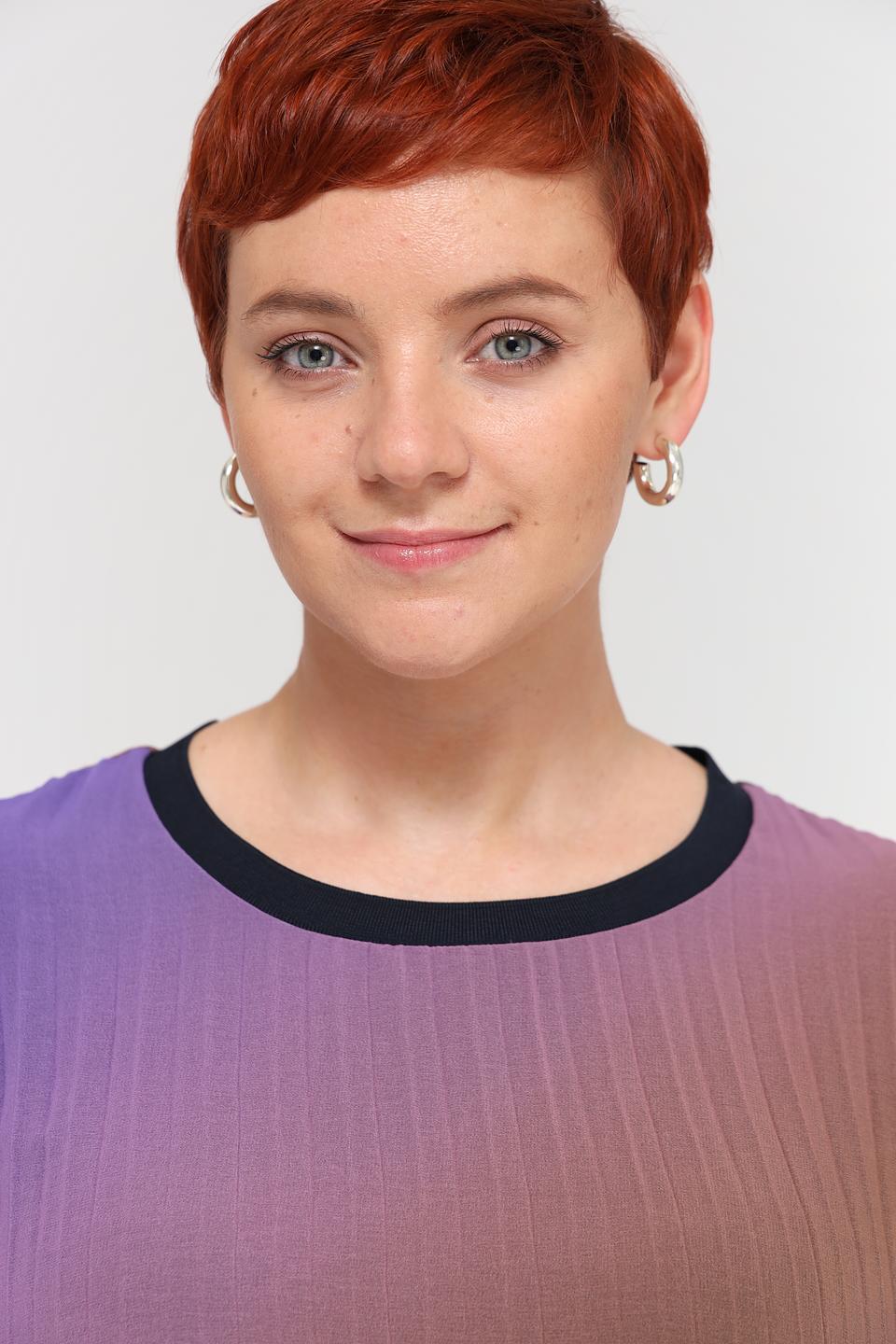 Блуза Frapp с градиентом