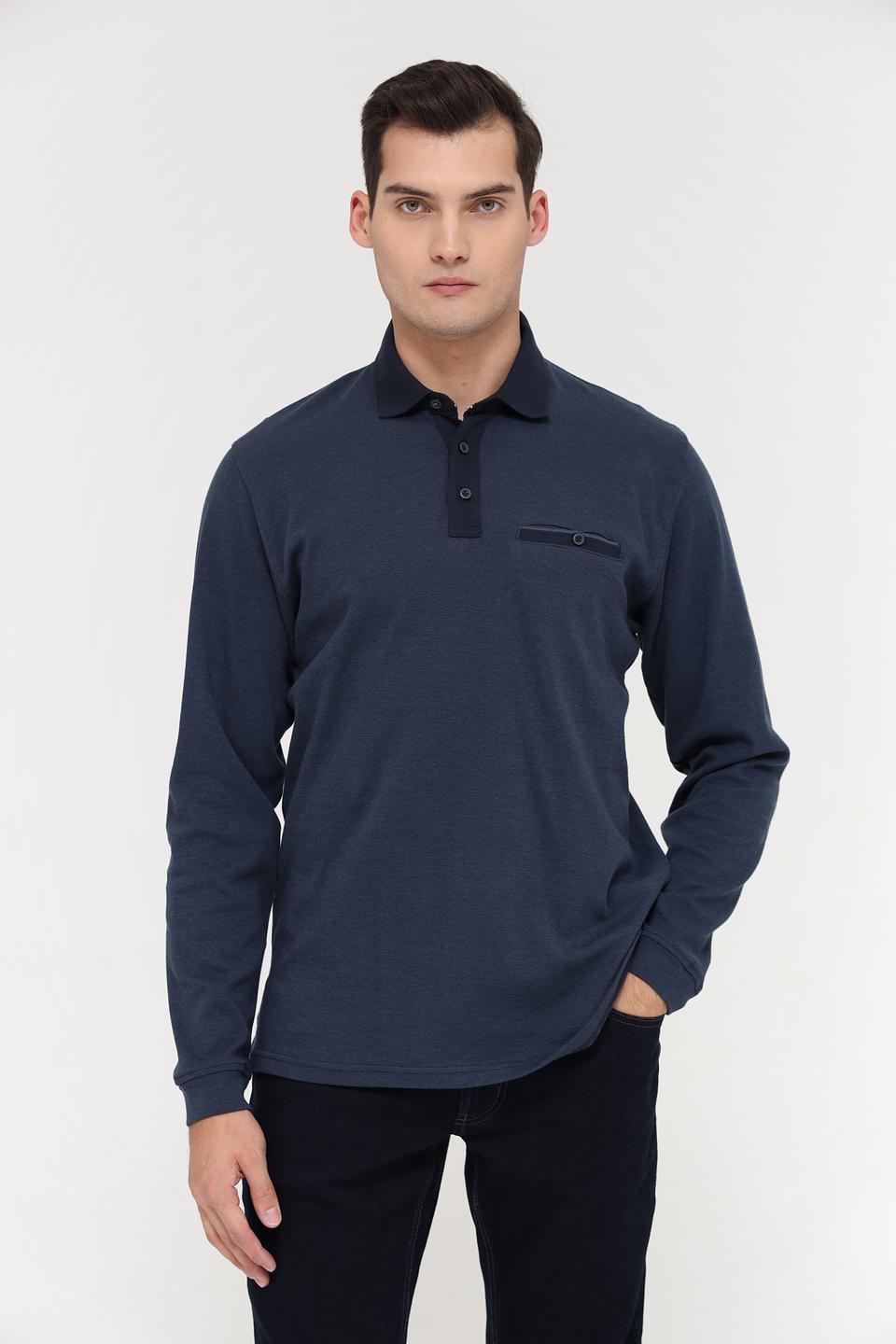 Поло Casa Moda men темно-синее