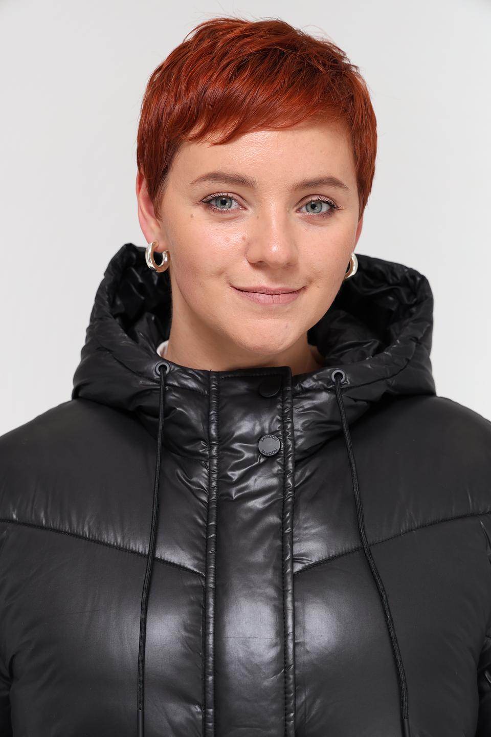 Пальто Samoon стеганое чёрное