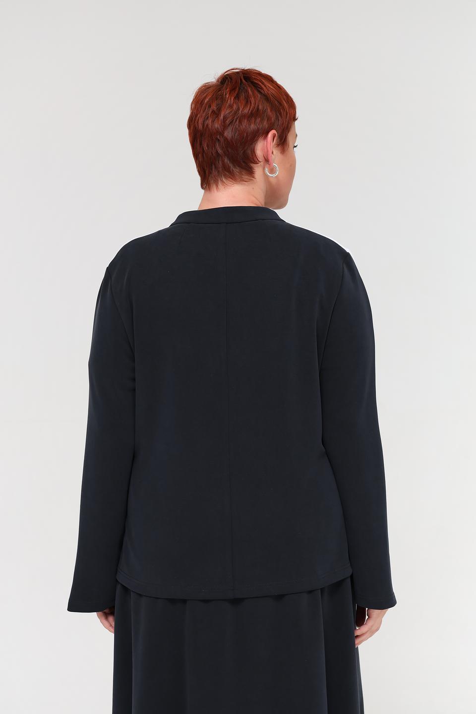 Жакет Beatris с полосками чёрный