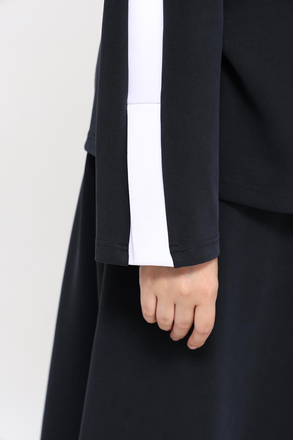 Жакет Beatris с полосками чёрный