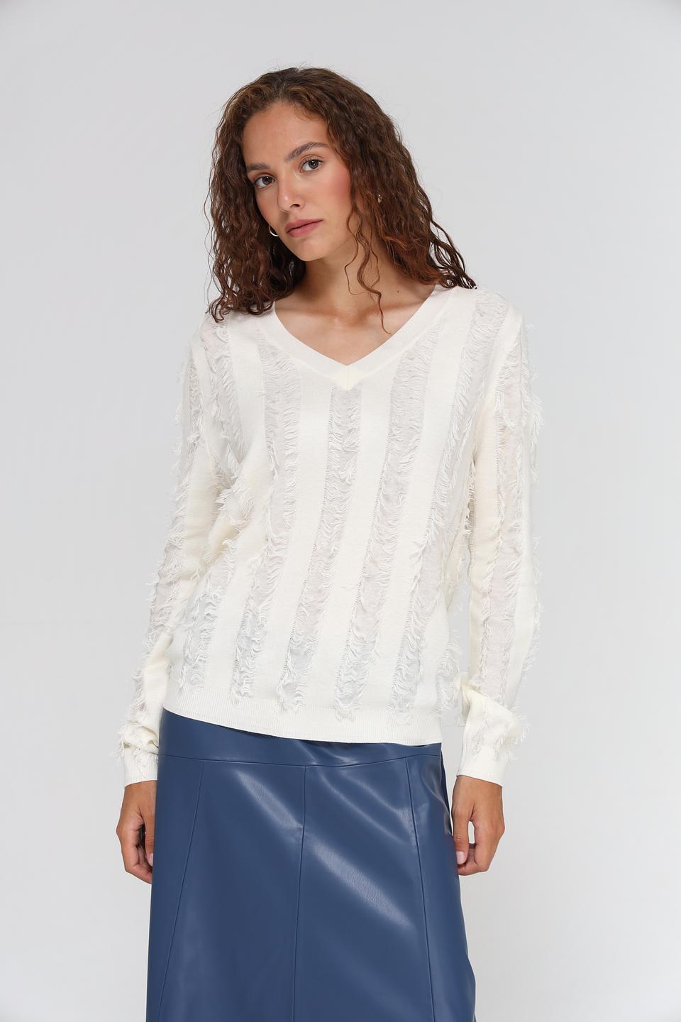 Пуловер Gerry Weber с бахромой