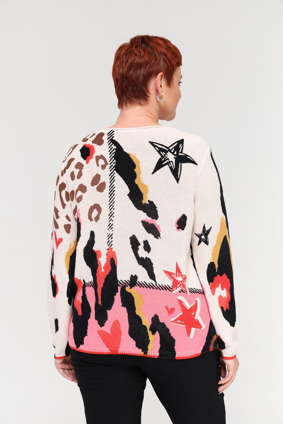 Пуловер Via Appia с принтом NG