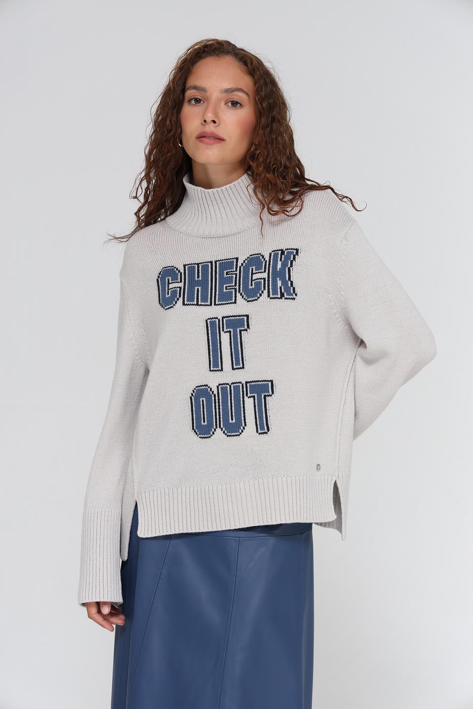 Пуловер Monari с надписью