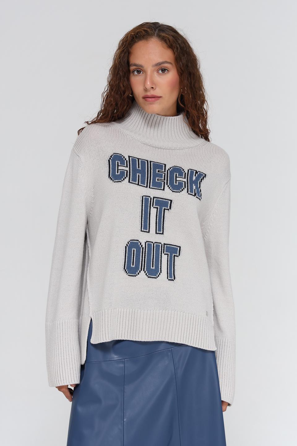 Пуловер Monari с надписью