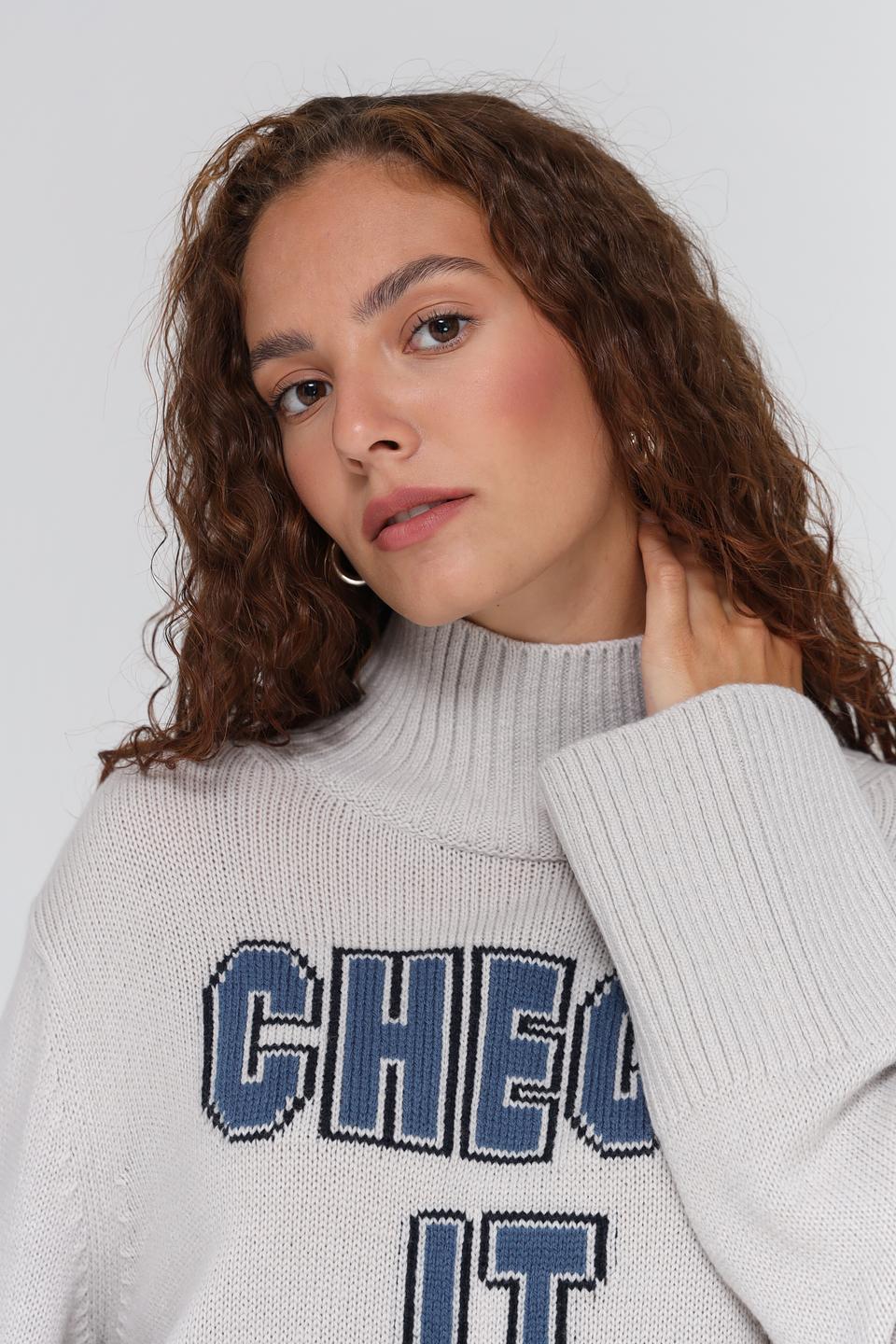 Пуловер Monari с надписью