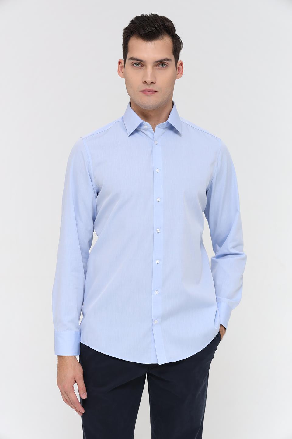 Рубашка Venti men голубая