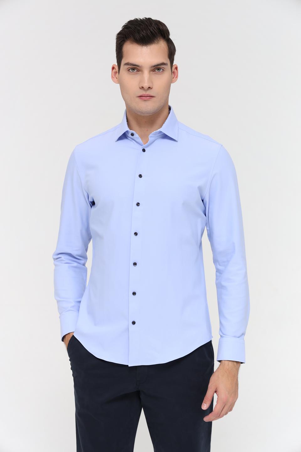 Рубашка дл Seidensticker голубая