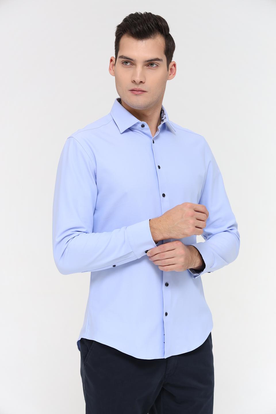 Рубашка дл Seidensticker голубая