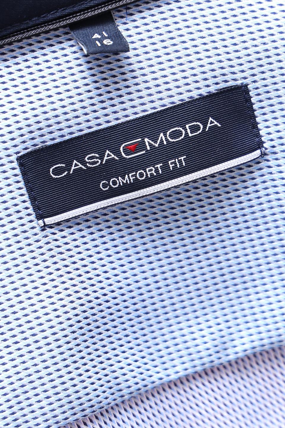 Рубашка Casa Moda голубая приталенная