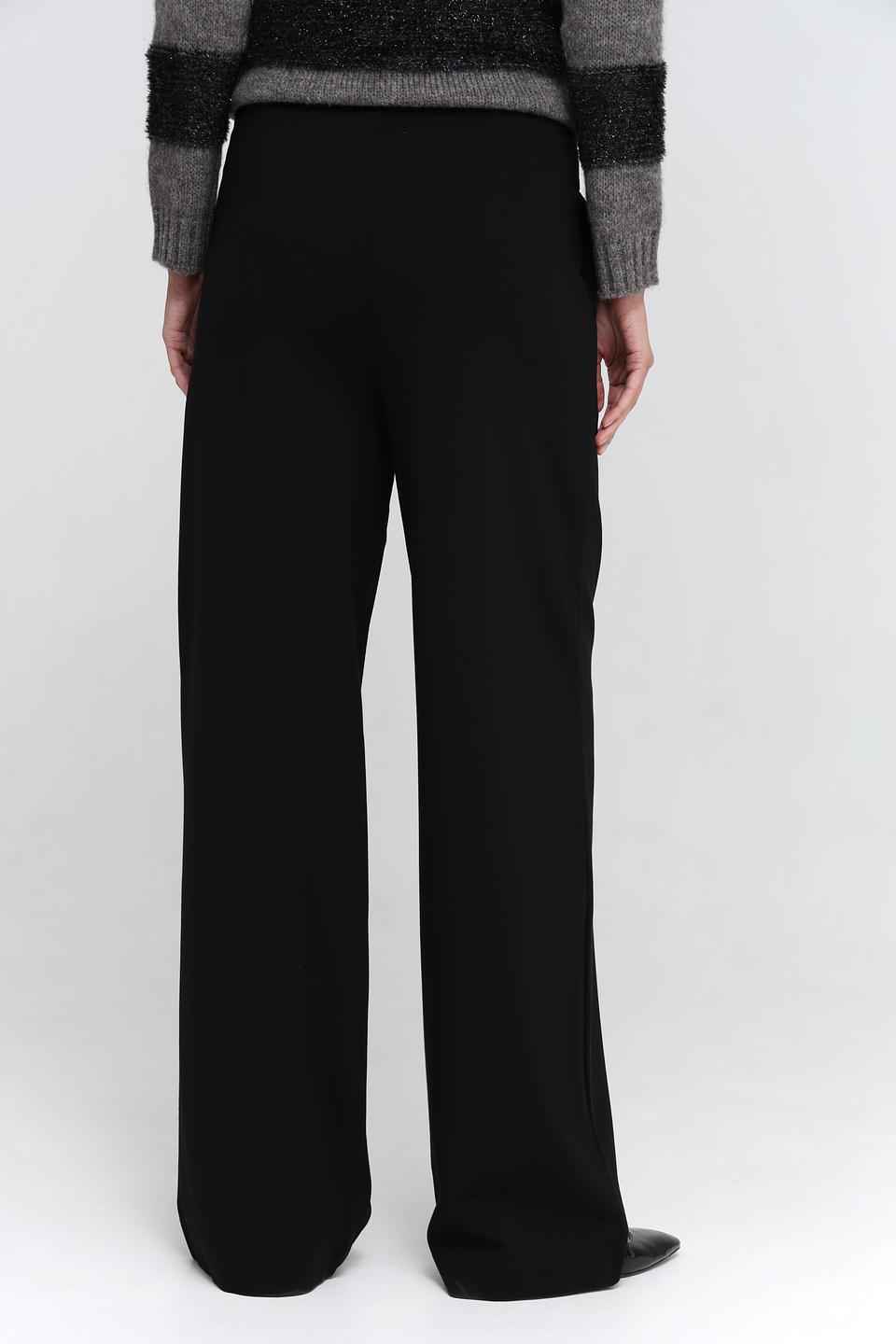 Брюки палаццо UNQ чёрные