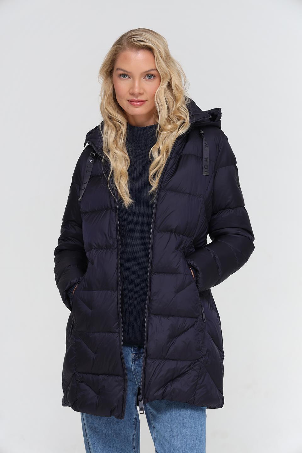 Куртка Barbara Lebek стеганая тёмно-синяя