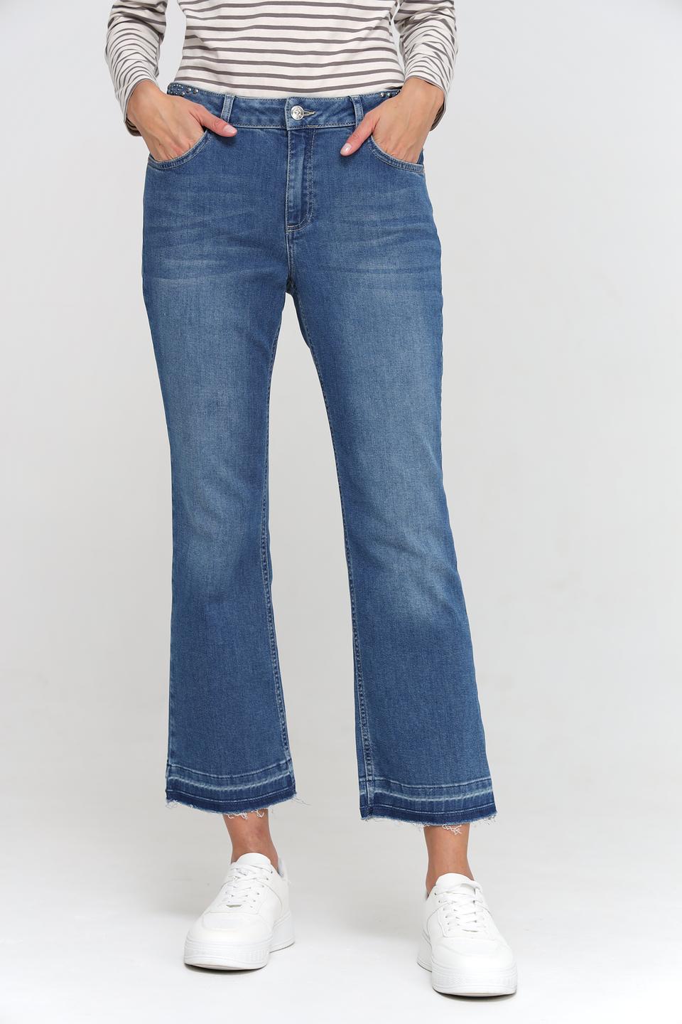 Джинсы Oui клеш синие