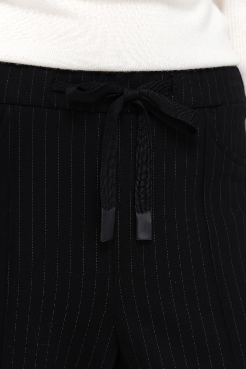 Брюки Ppep. в полоску черные