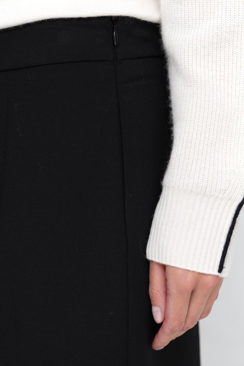 Юбка Gardeur чёрная с разрезом