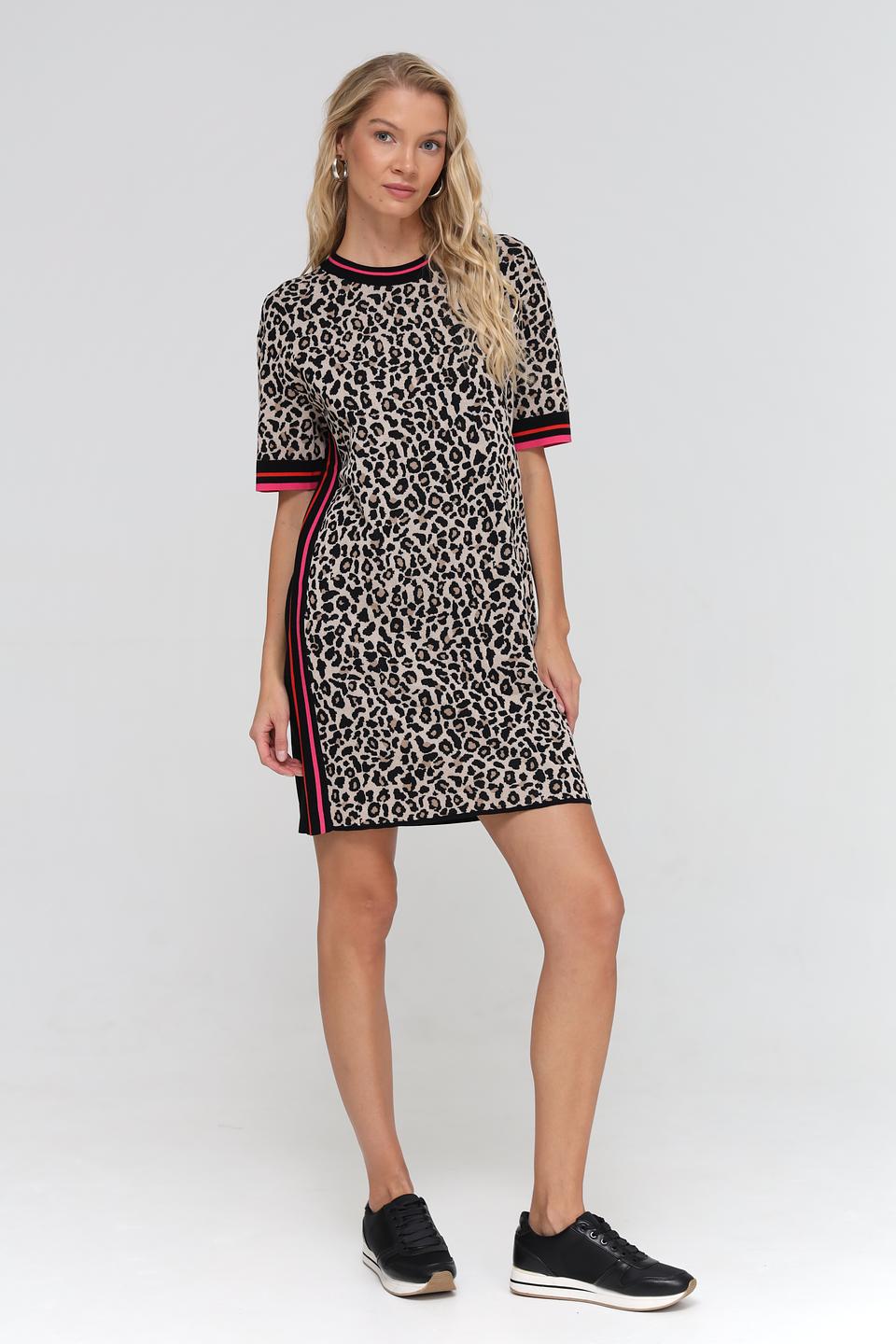 Платье Marc Cain леопардовый принт