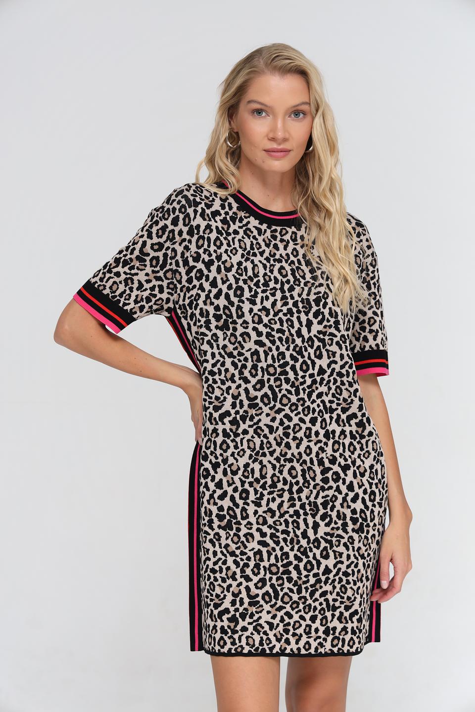 Платье Marc Cain леопардовый принт