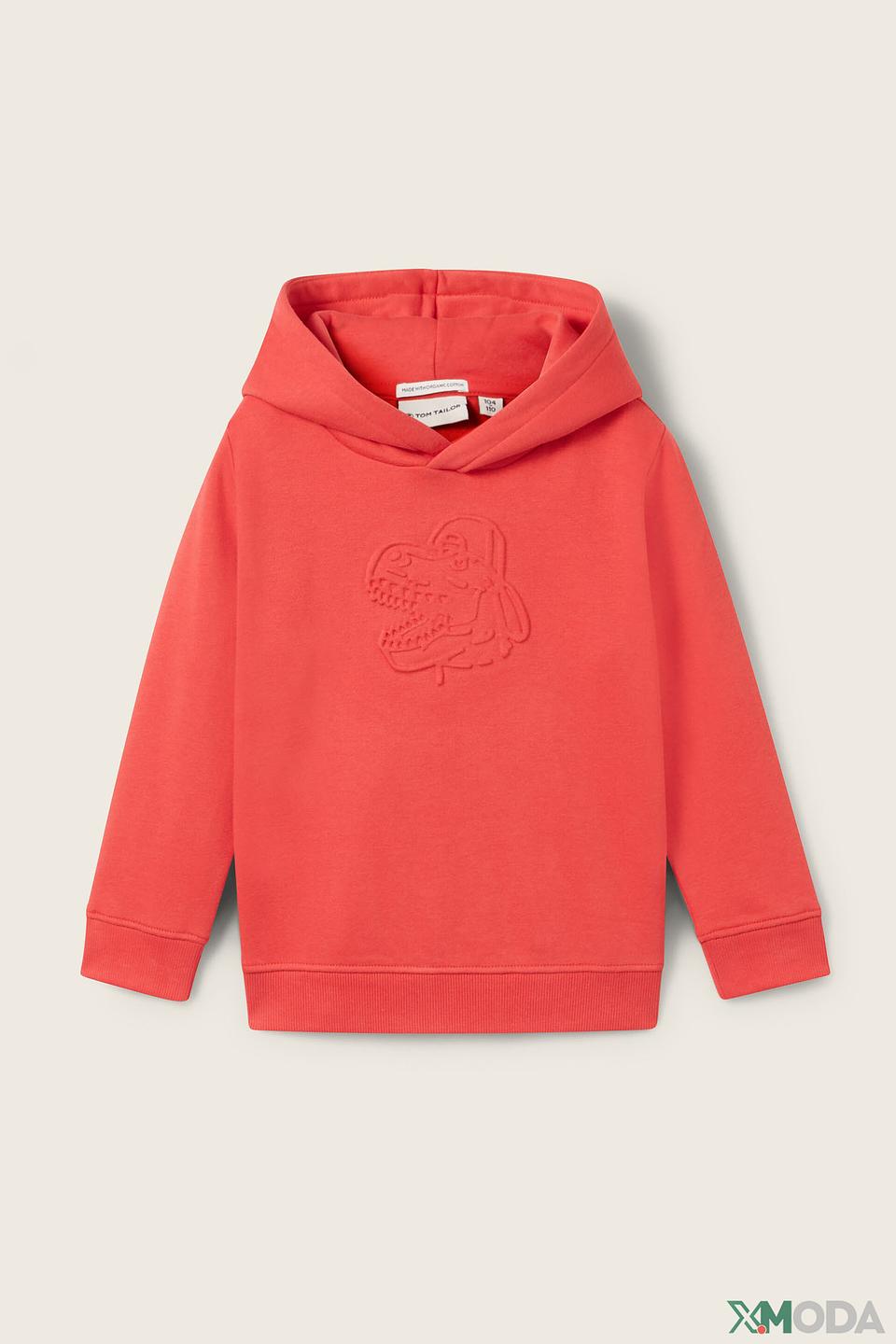 Свитшот Tom Tailor с аппликацией красный