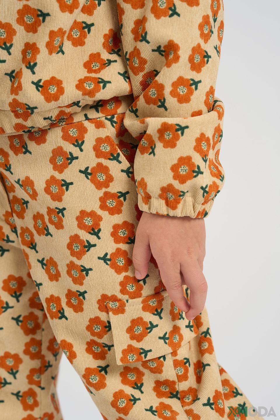 Куртка Choupette дев. с цветочным принтом