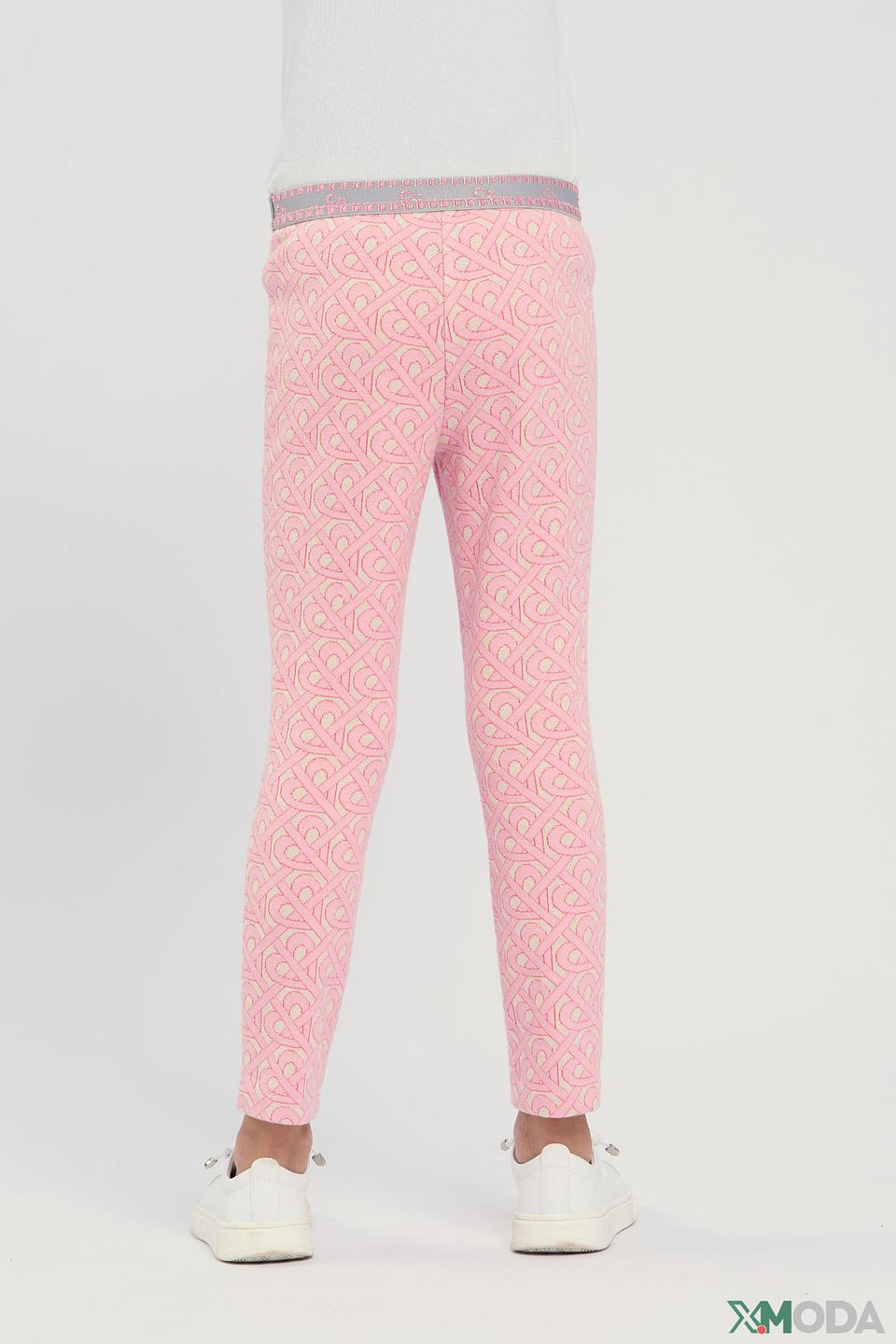 Брюки Choupette дев. с принтом розовый