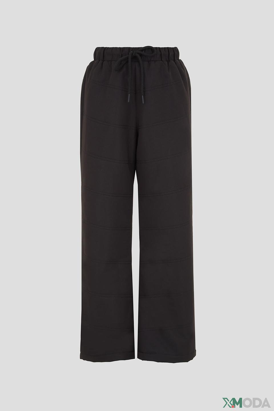 Брюки Choupette стеганые чёрные