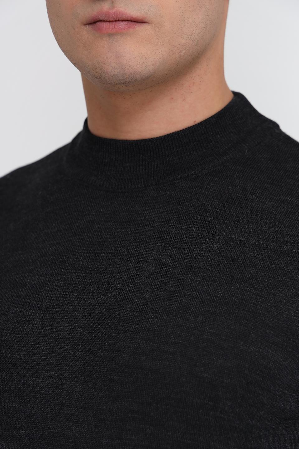 Джемпер Monte Carlo с горлом, черный