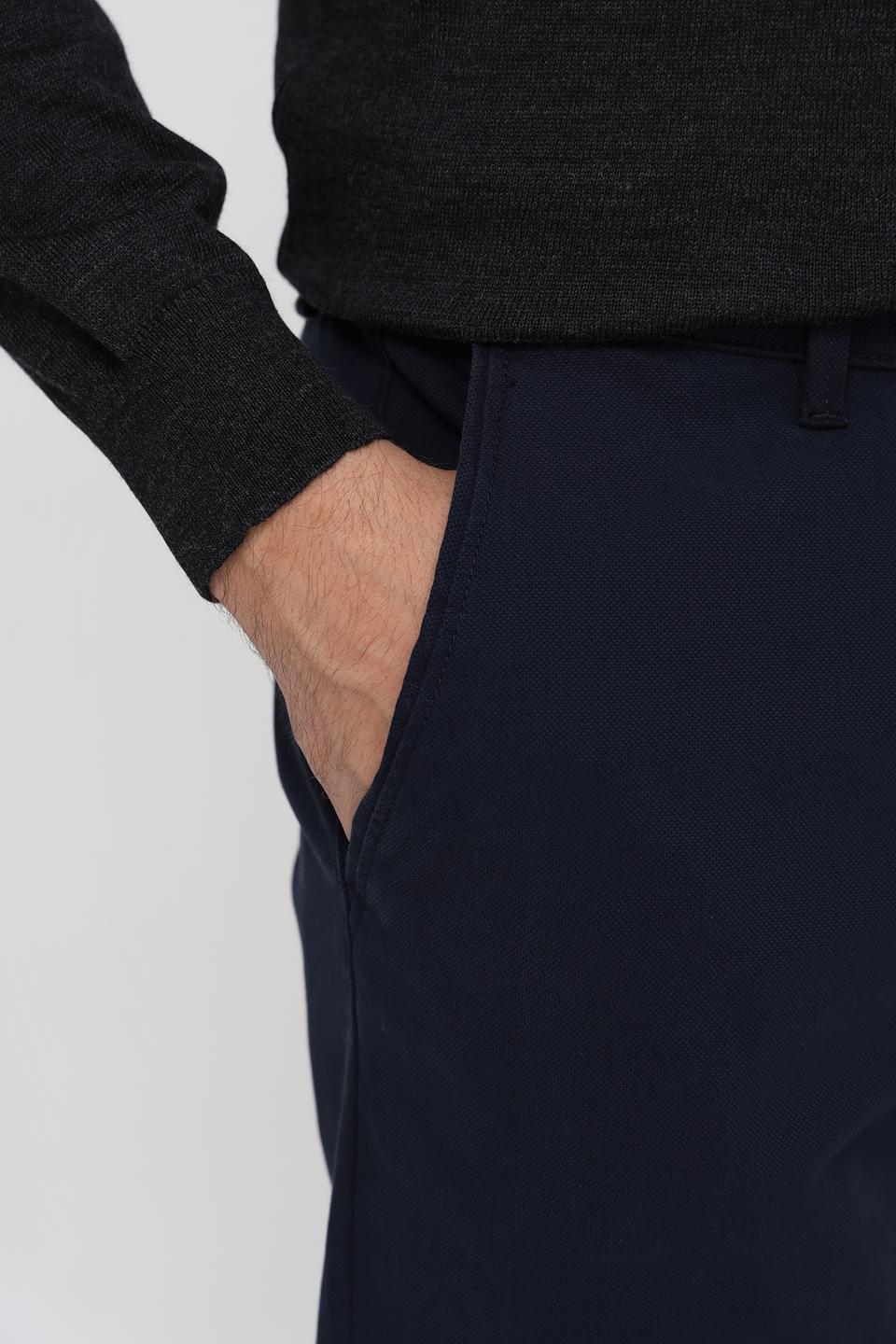 Брюки классические Hattric синие