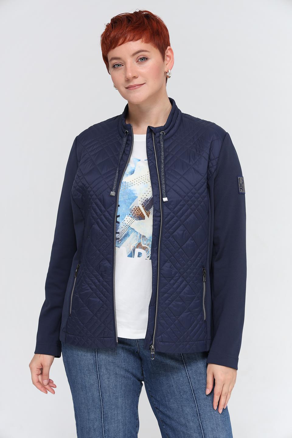 Жакет Rabe collection стеганый синий