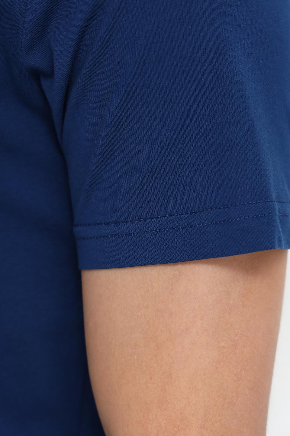 Футболка Lerros синяя с принтом