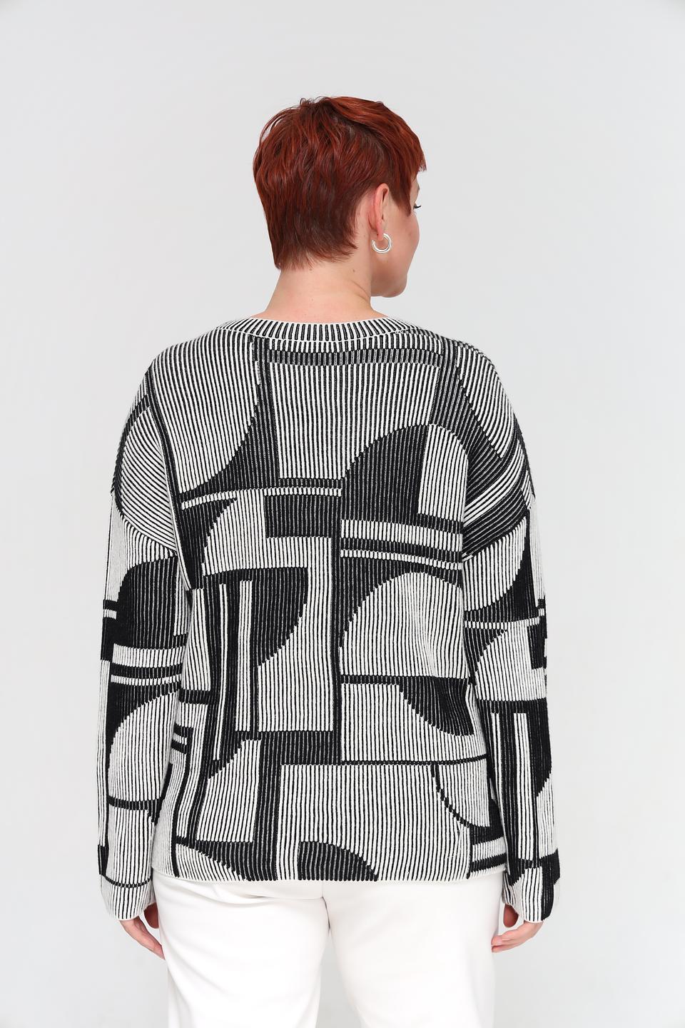 Пуловер Miss Lagotte в полоску