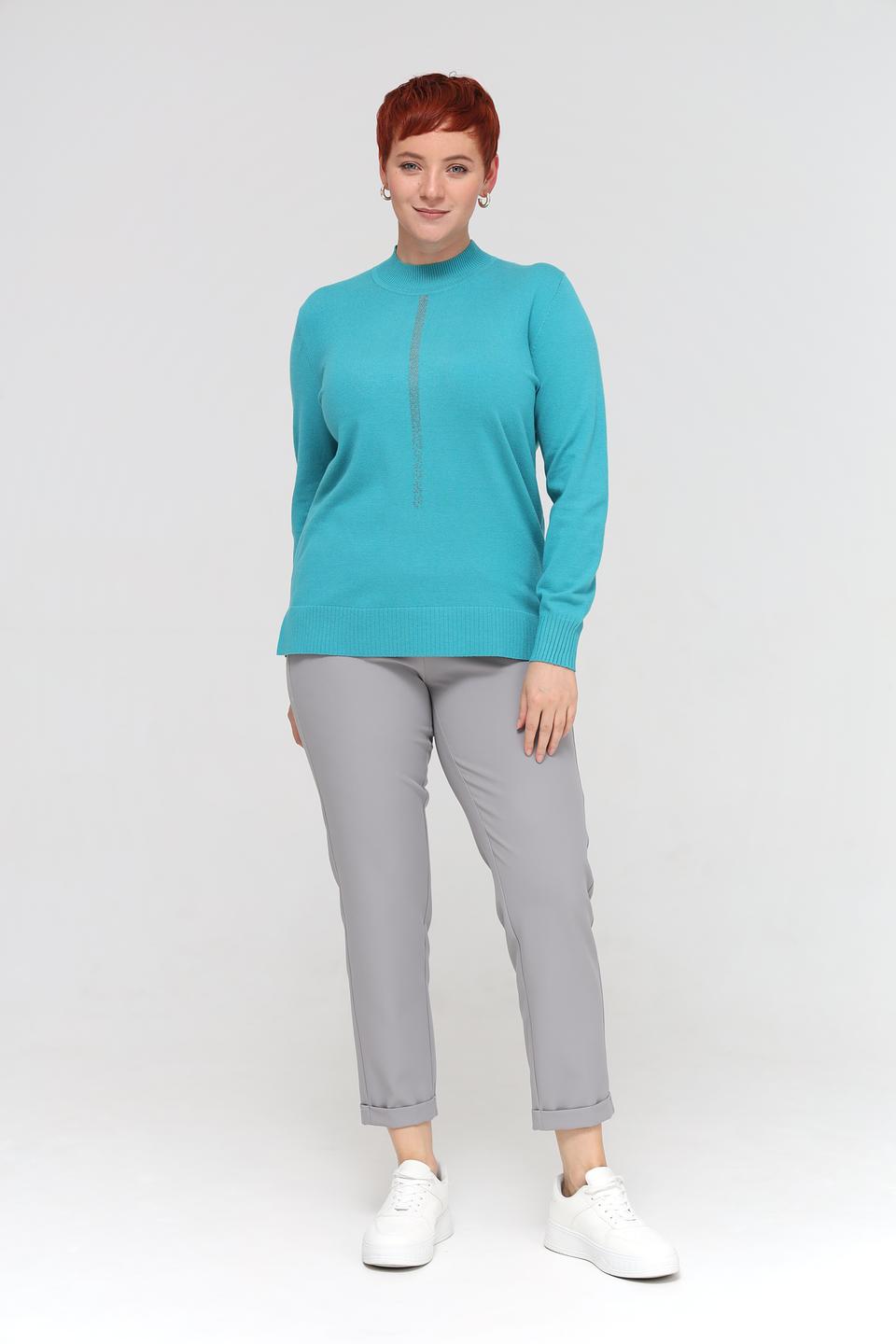 Пуловер Barbara Lebek бирюзовый