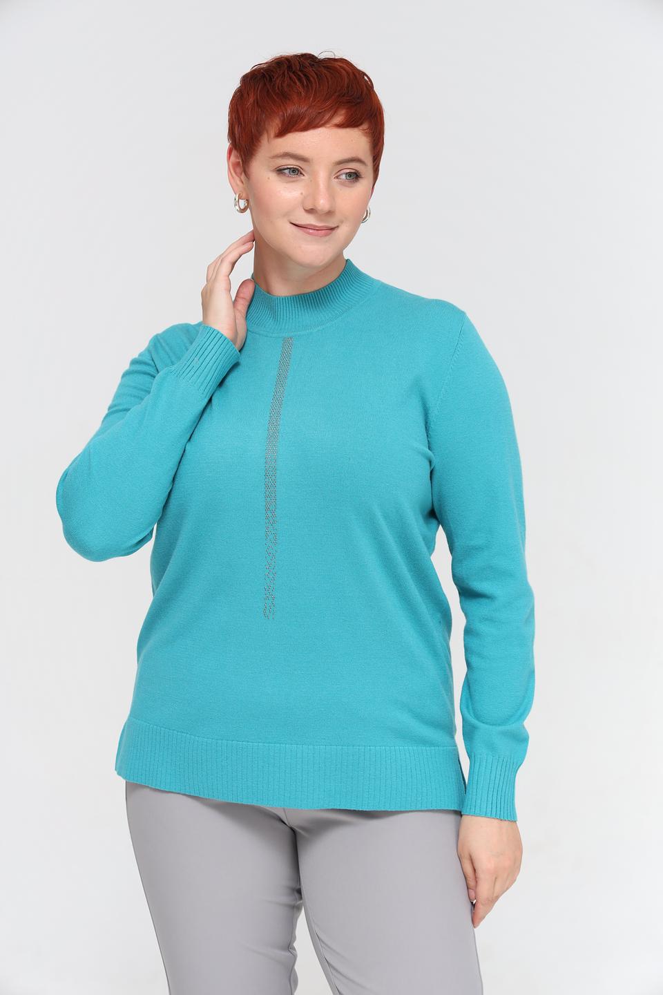 Пуловер Barbara Lebek бирюзовый