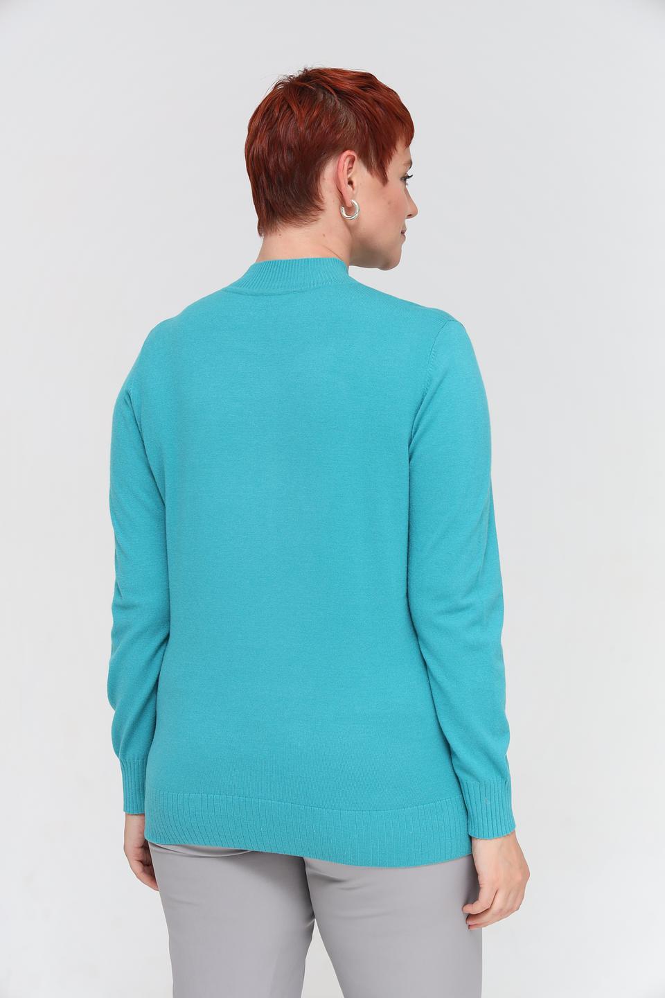 Пуловер Barbara Lebek бирюзовый