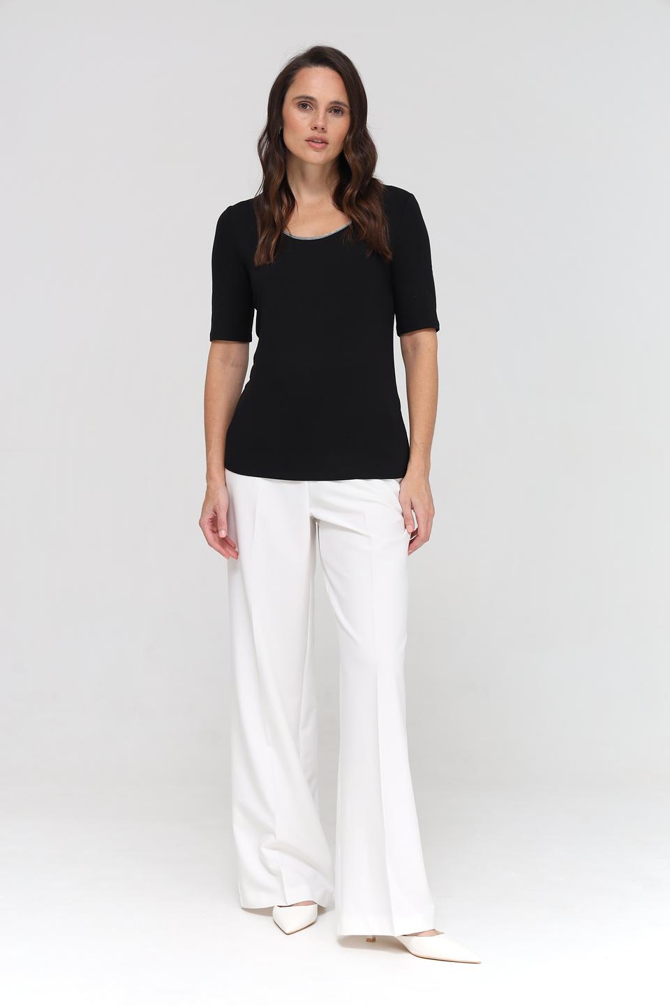 Футболка Taifun с серой отделкой