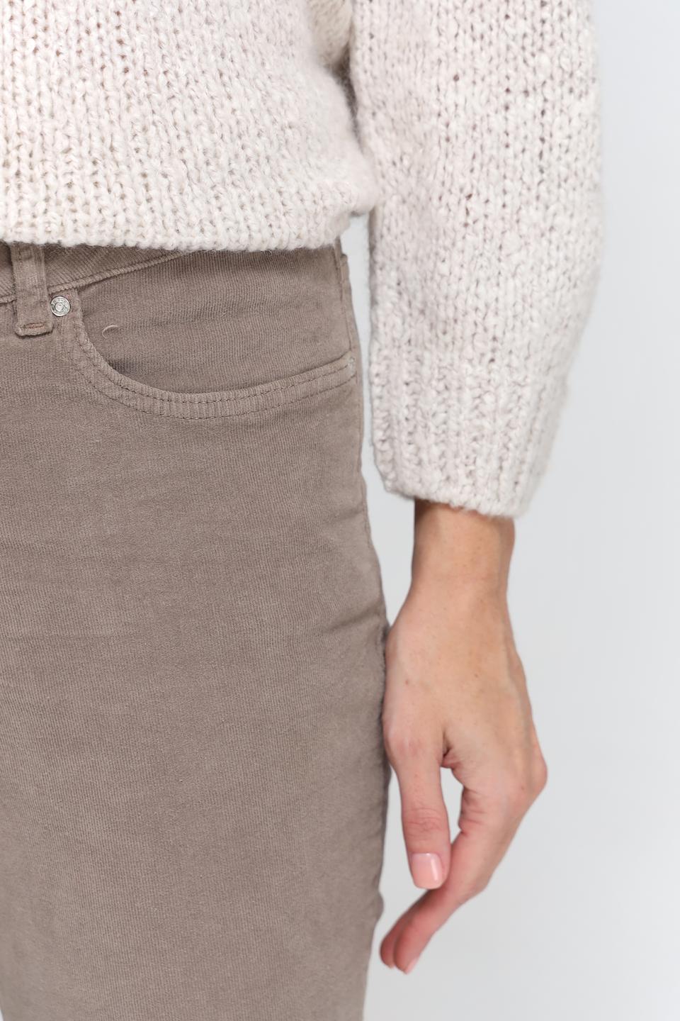 Брюки кл Oui женские бежевые